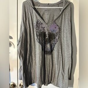 Torrid skull long sleeve top